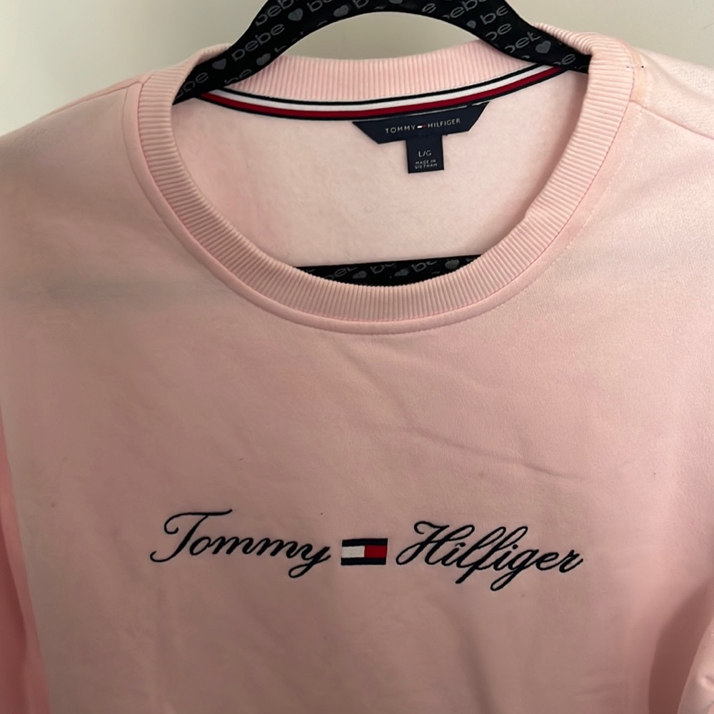 Tommy Hilfiger pink large pullover